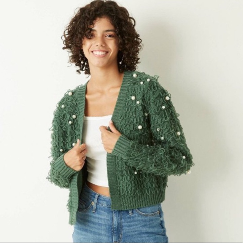 Green Cardigan